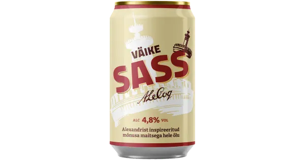 Alexander Väike Sass õlu 4,8%vol 330 ml