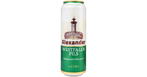 Alexander Westfalen Pils õlu 5%vol 568 ml