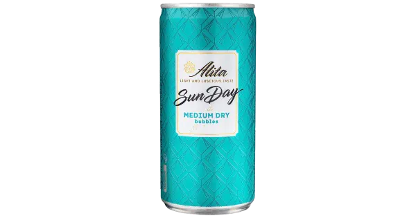 Alita Sunday Medium Dry gaseeritud puuviljavein 7,5%vol 200ml