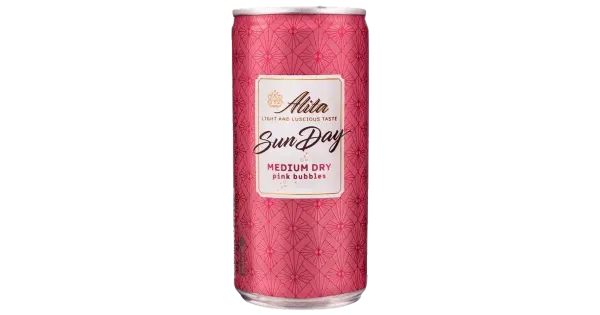 Alita Sunday Pink Medium Dry gaseeritud puuviljavein 7,5%vol 200ml