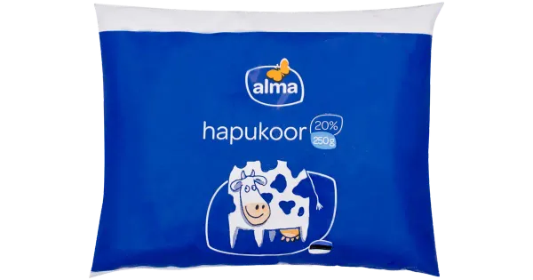 Alma Hapukoor 20%, 250 g