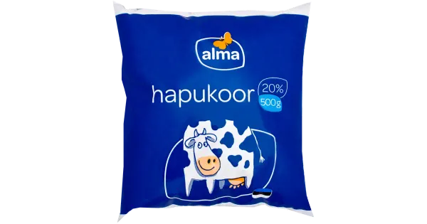 Alma Hapukoor 20%, 500 g