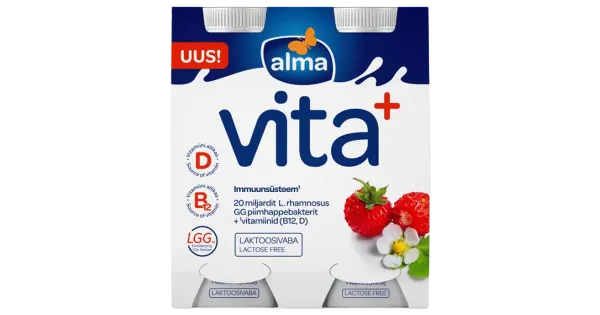 Alma Jogurtijook metsmaasika, laktoosivaba 4x100 g