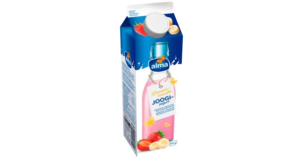 Alma joogijogurt banaani-maasika, 900g