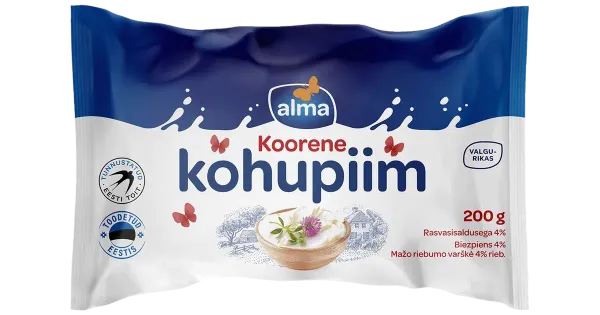 Alma kohupiim 4% 200g