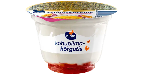 Alma kohupiimahõrgutis mango-passioni 150g