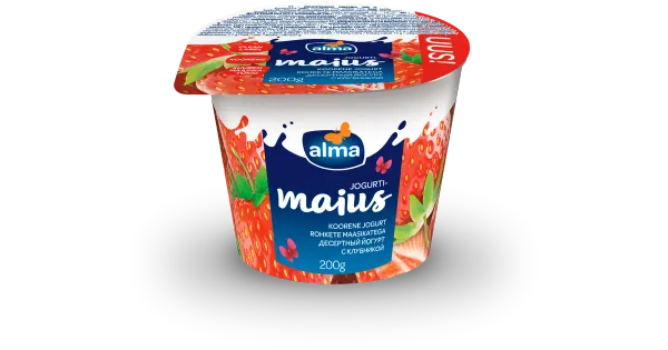 Alma Maasikatega jogurtimaius, 200 g