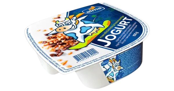 Alma Mandlitükkide ja šokolaadiga jogurt, 150 g