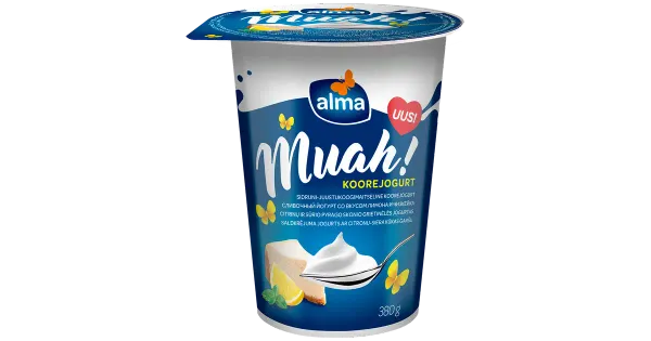 Alma Muah koorejogurt sidruni-juustukoogimaitseline 380g