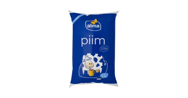 Alma Piim 2,5%, 1 l