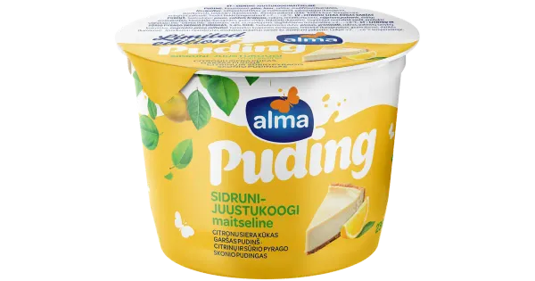 Alma puding sidruni-juustukoogimaitseline, 230g