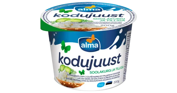 Alma Soolakurgi ja tilliga kodujuust, 200 g