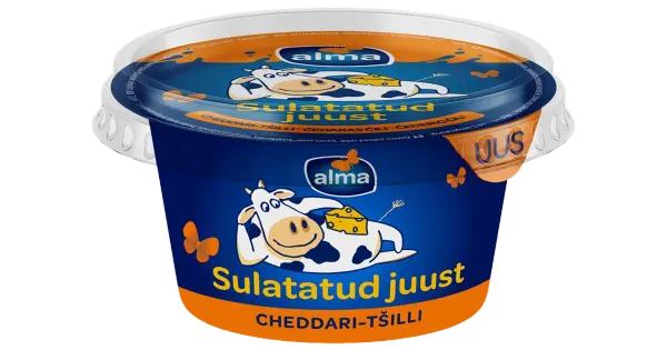 Alma sulatatud juust Cheddari-tšilli, 200 g