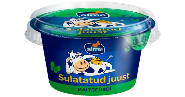 Alma sulatatud juust maitseürdiga, 200g