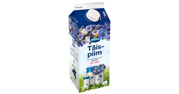 Alma täispiim 3,6-4,2% 2l
