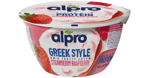 Alpro maasika-vaarika sojadessert, 150 g