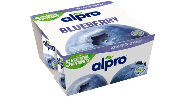 Alpro mustikamaitseline hapendatud sojatoode 4x125g