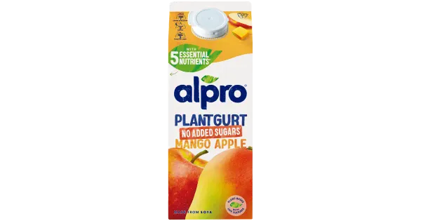 Alpro Plantgurt mango-õunamaitseline kääritatud sojatoode, suhkruvaba, 750 g