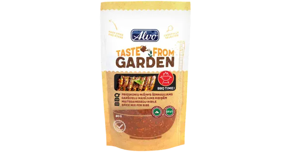 Alvo bbq-vürtside segu ribidele 80g