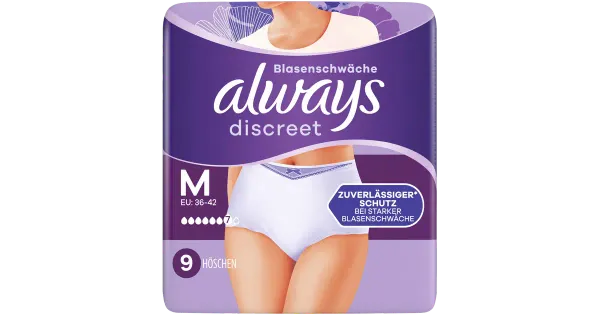 Always Discreet Inkontinents Plus Medium 9tk