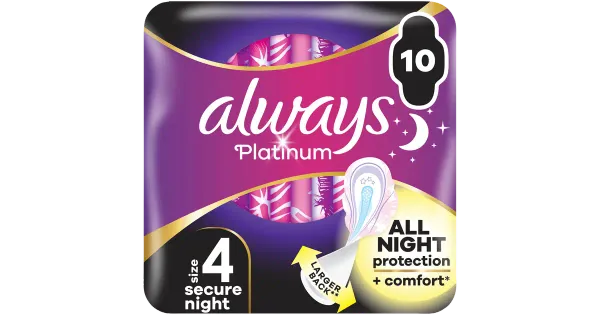Always Hügieeniside Platinum Night S4 10tk