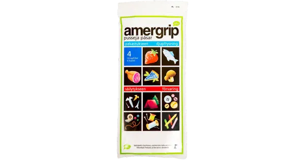 Amergrip külmutuskott liugsulguriga 4l 6tk
