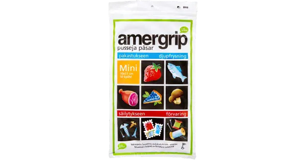 Amergrip taassuletav kott Mini 0,2l 50tk
