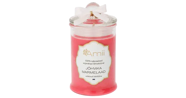 Sojavahast lõhnaküünal Jõhvika marmelaad, AMII, 1 tk