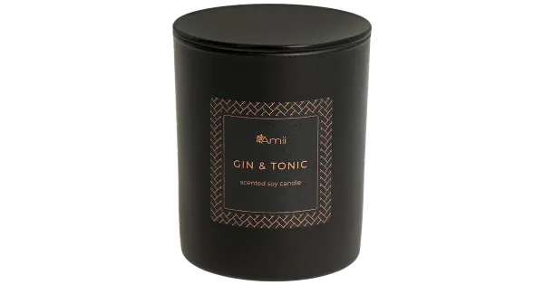 Amii lõhnaküünal must Gin Tonic 145g