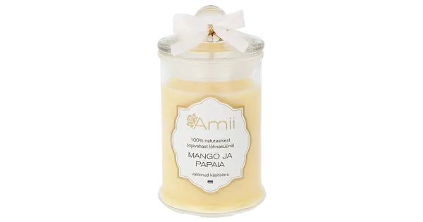 Amii sojavahast lõhnaküünal Mango/Papaia 110g