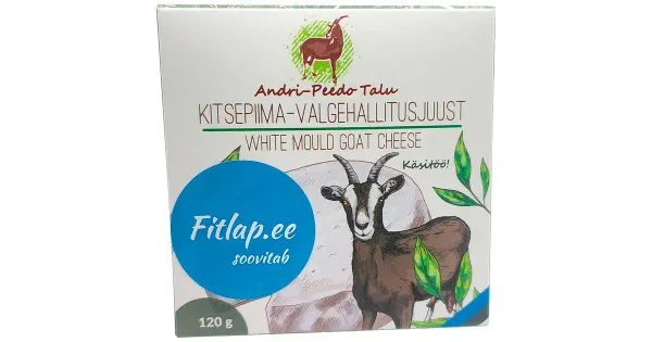 Andri-Peedo Valgehallitusjuust kitsepiimast, 120 g