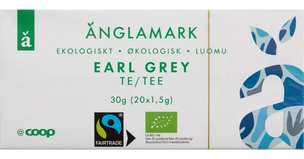 Änglamark Earl Grey orgaaniline tee 20x1,5g