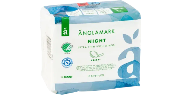 Änglamark hügieeniside night ultra thin 10tk
