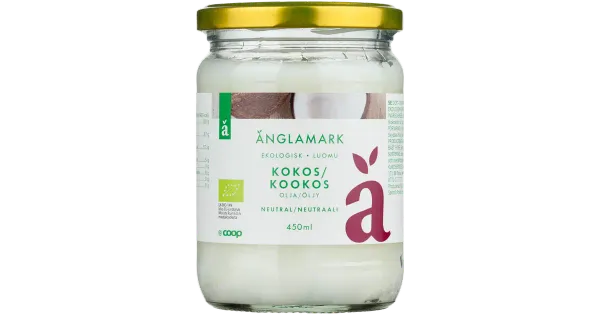 Änglamark neutraalne ökoloogiline kookosõli 450 ml