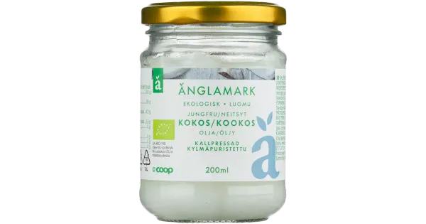 Änglamark ökoloogiline neitsikookosõli 200 ml