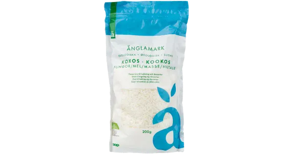 Änglamark ökoloogilised kookoshelbed 200g