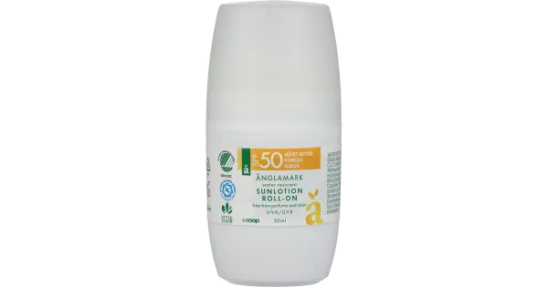 Änglamark päikesekreem Sun Roll-On SPF50 50ml