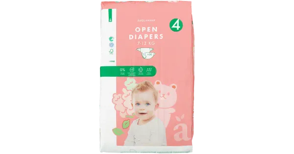 Änglamark teipmähkmed Maxi 7-12kg, 50 tk