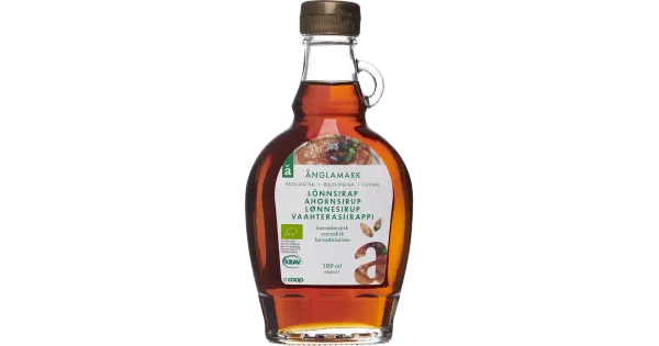 Änglamark vahtrasiirup mahetoode 189ml