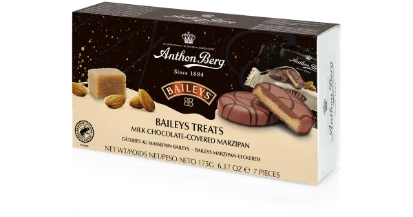 Anthon Berg Baileys in Marzipan, martsipanitäidisega šokolaad 175g