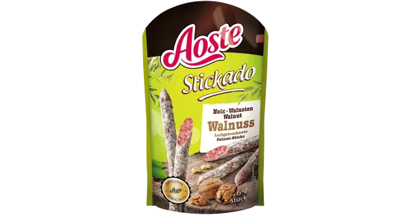 Aoste snäkkvorst kreeka pähkliga 70 g