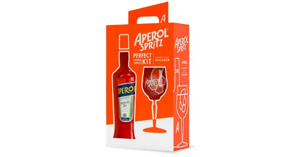 Aperol Spritz muu alkohoolne jook 11%vol 700 ml klaasiga