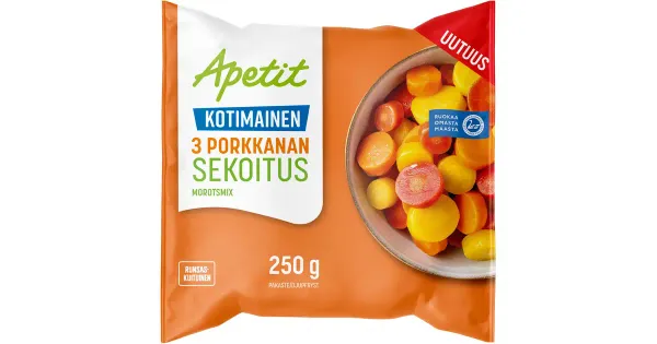 Apetit Kolme porgandi segu 250 g