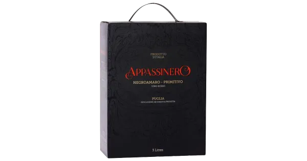 Appassinero Negroamaro Primitivo KGT vein 13%vol 3L
