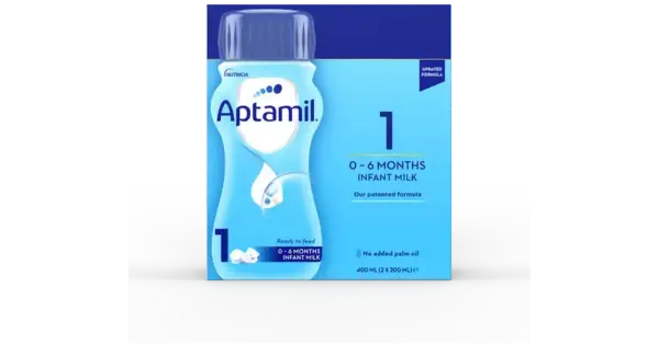 Aptamil 1 piimajook 2 x 200 ml, alates sünnist