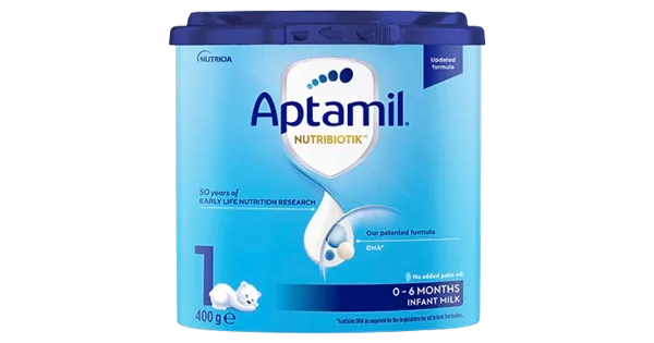 Aptamil® NUTRIBIOTIK™ 1 piimal põhinev imiku piimasegu alates sünnist, 400g