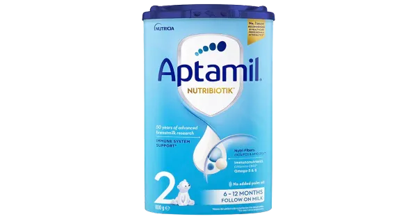Aptamil® NUTRIBIOTIK™ 2 piimal põhinev imiku jätkupiimasegu alates 6 kuust, 800g