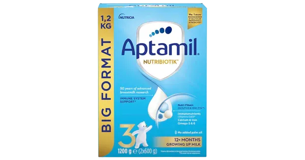 Aptamil® NUTRIBIOTIK™ 3 piimajook alates 12 kuust, 1,2kg