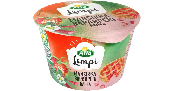 Arla Lempi laktoosivaba kohupiim maasika-rabarberi, 200g
