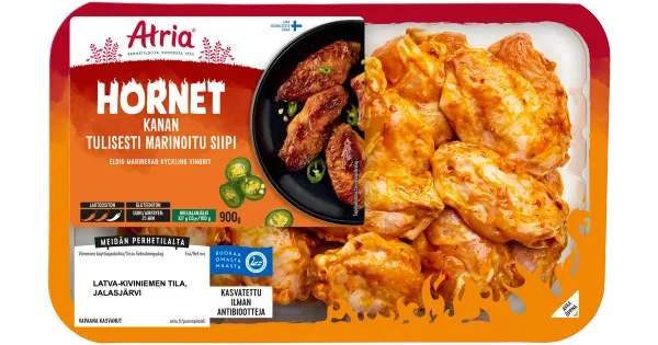 Atria Hornet marineeritud kanatiivad 900 g